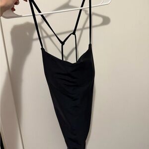 Mango NWT Padding One-Piece Black Swimwear